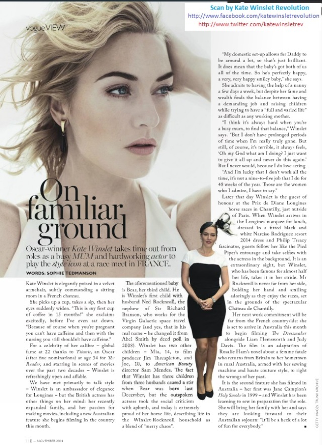 Vogue Australia November 2014